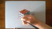 Hyperrealistic Speed Drawing of a Rubik's Cube by Marcello Barenghi