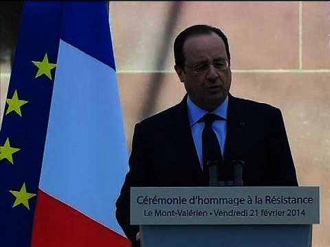 François Hollande rend hommage aux fusillés du Mont Valérien - 21/02