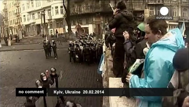 Ukraine: the bloodiest day since protests began in the Ukraine capital three months ago