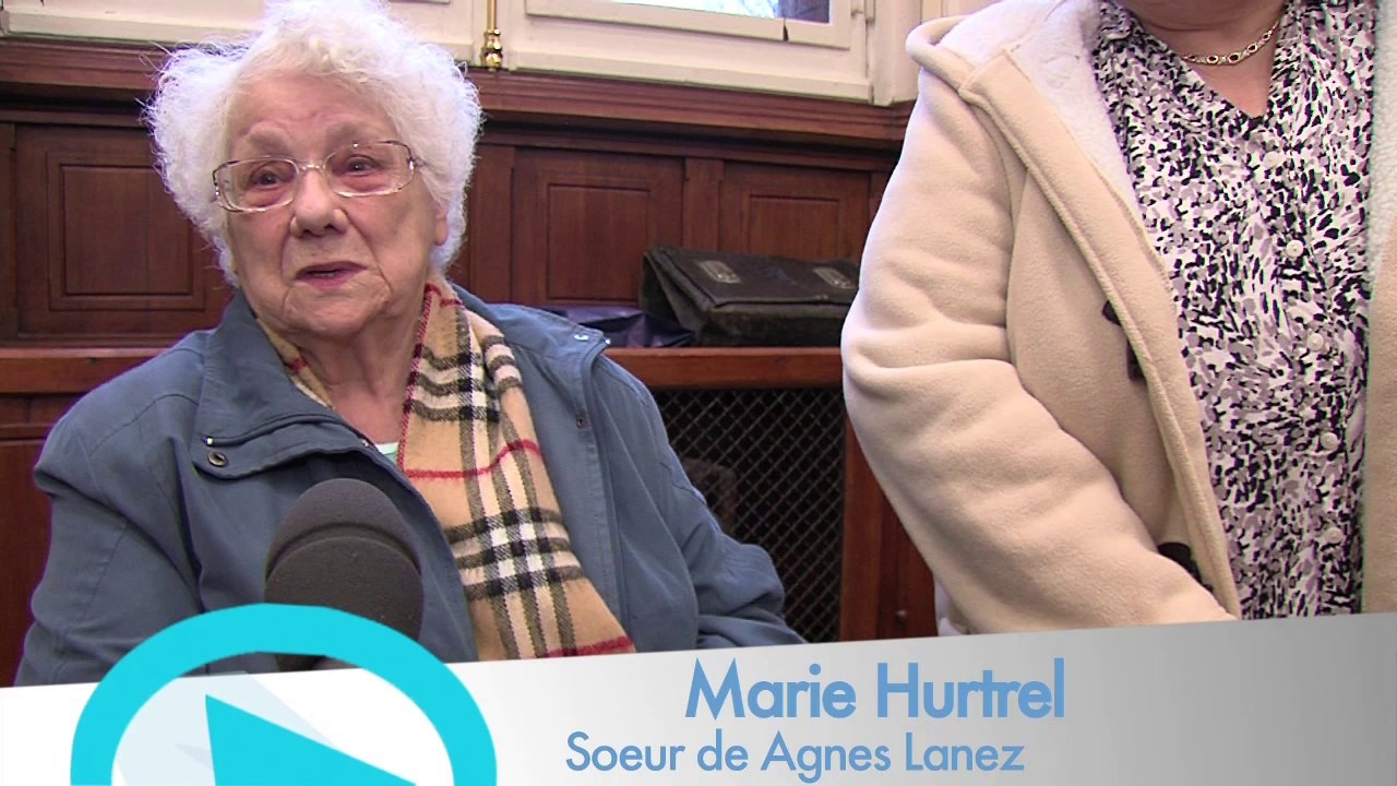 remise des effets personnels d'Agnes Lanez