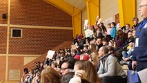 Grosse ambiance dans les tribunes de la salle Vanpoulle pour la coupe d'Europe de hockey