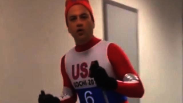 Jimmy Kimmel Behind Sochi Wolf Video Prank with Luger Kate Hansen