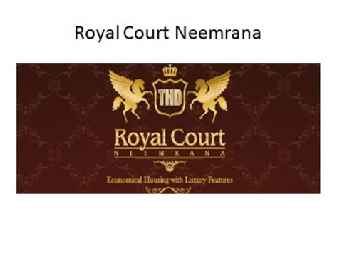 Why to invest in Neemrana ? 9211552233 *Royal Court Neemrana* 1 BHK Flats in Neemrana