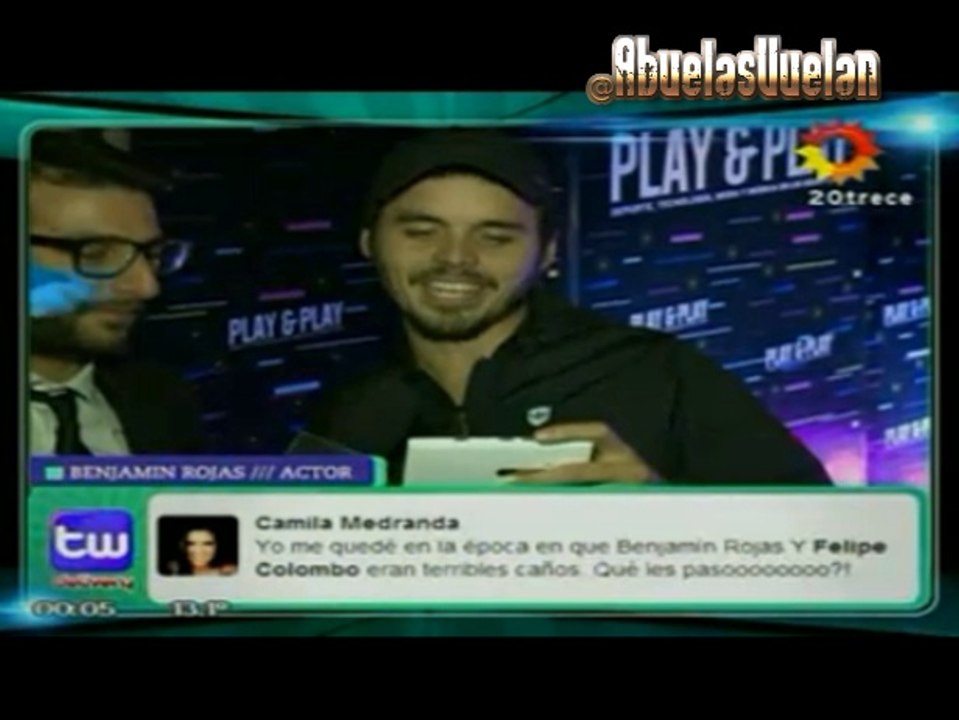 Benjamin Rojas y Felipe Colombo (Twitter Delivery) CQC