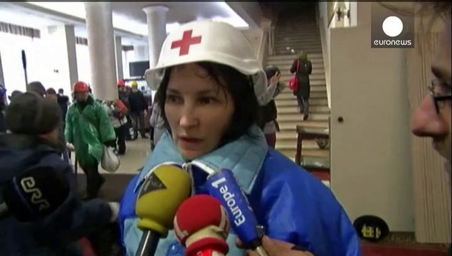 Kyiv medic Olesya survives sniper bullet through neck