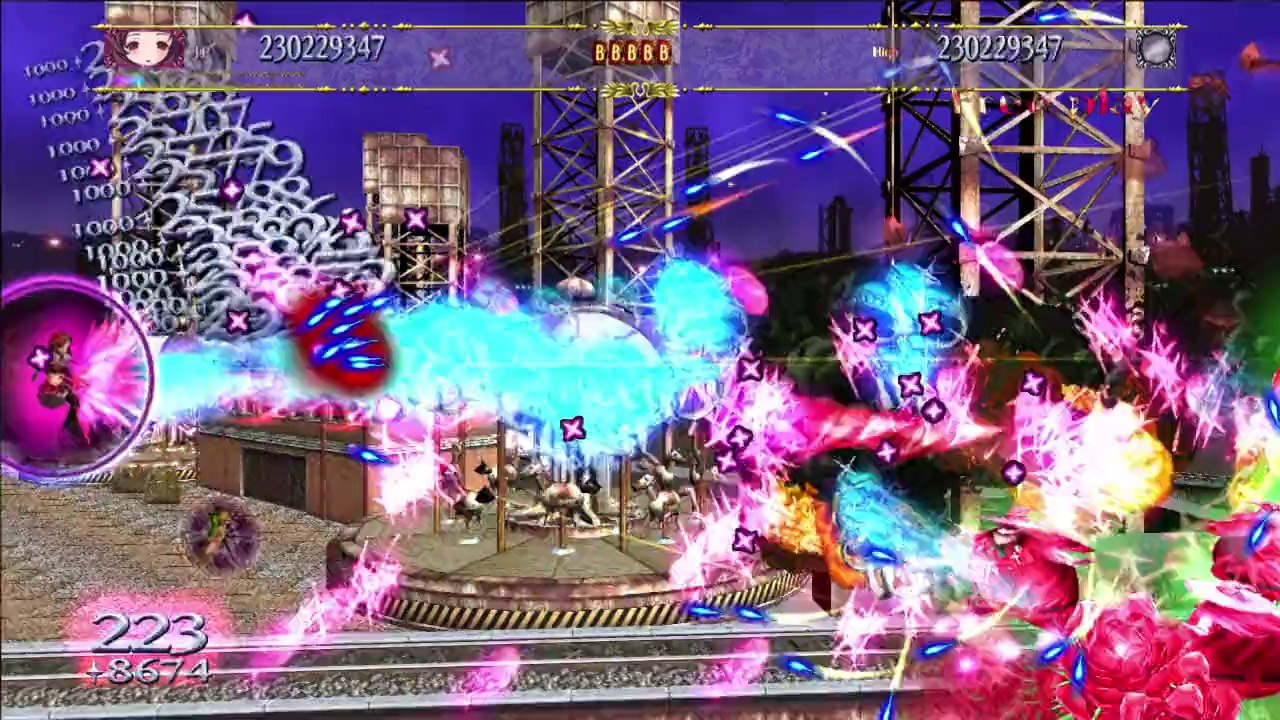 Deathsmiles IIX Walkthrough HD (Xbox 360) Coinfeeding