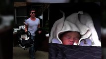 Simon Cowell Has A Little Trouble Loading Son's Car Seat