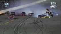 Nascar Sprint Cup 2014 Daytona Budweiser Duel Massive CRASH Bowyer