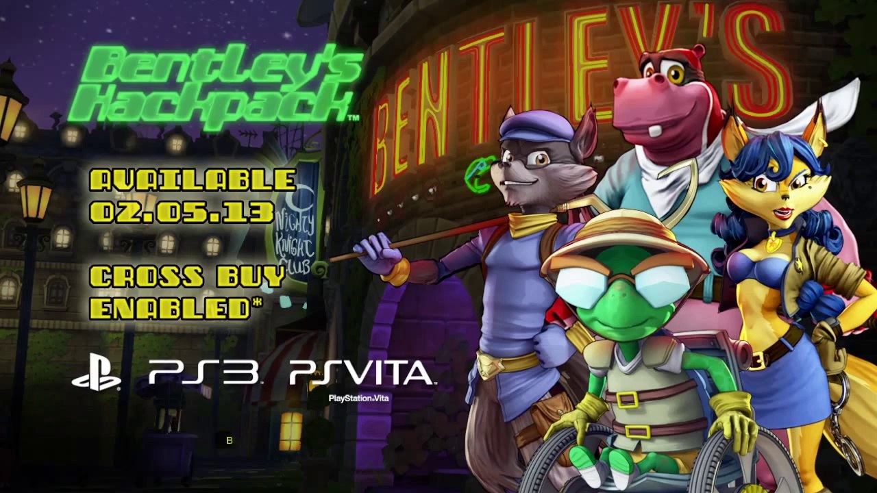 Sly Cooper - Bentley's Hackpack Game Trailer