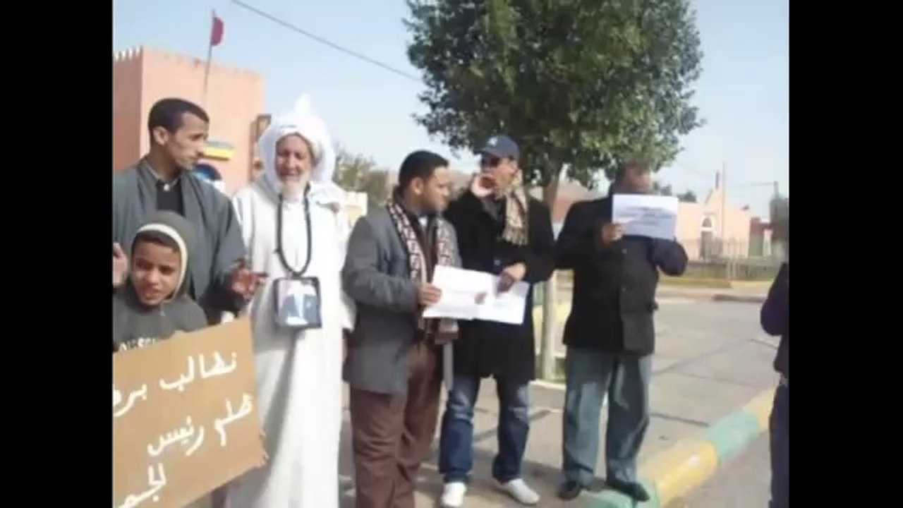 وقفة احتجاجية ضد لوبيات الفساد بتكانت إقليم كلميم 01