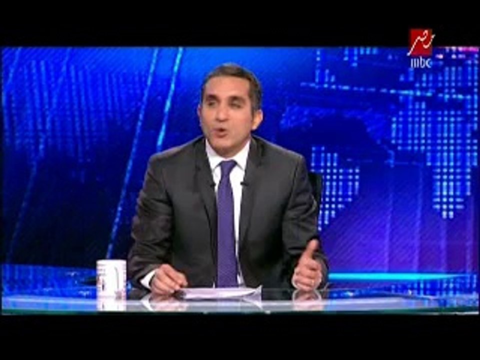 باسم يوسف يبرز  ندوة فيتو