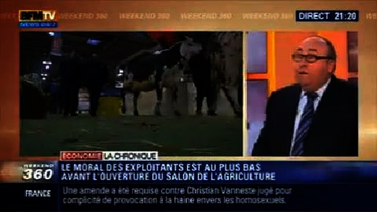 L'Éco du soir: Salon de l'agriculture 2014: le moral des agriculteurs est au plus bas - 21/02