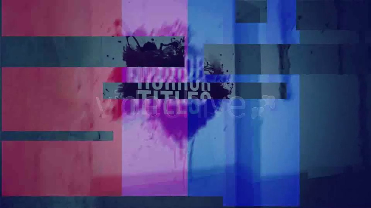 Horror Titles - After Effects Template