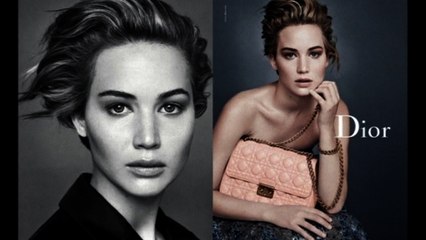 Jennifer Lawrence in Dior, Justin Bieber on billboard