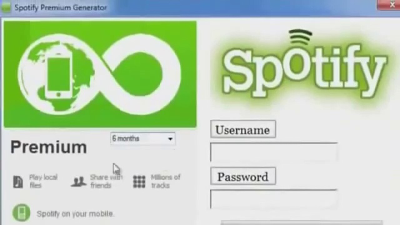 Free Spotify Premium Generator February 2014 Updated Daily