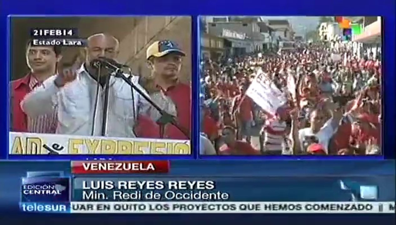 Venezolanos se movilizan por la paz en todo el país