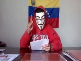 Anonymous Venezuela - #Oestazo Llamado a la Gente del Oeste de Caracas