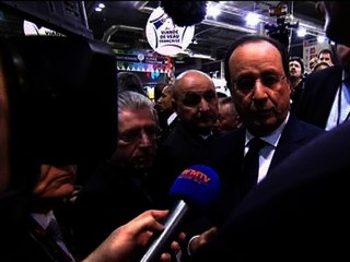 Hollande au Salon de l'agriculture: "On trouve ici de l'emploi et de la compétitivité" - 22/02