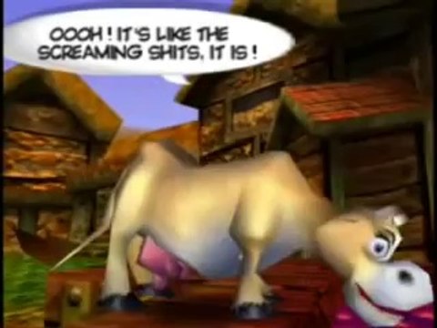 Conker Bad Fur Day - Shitting Cow