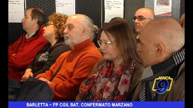 Barletta | FP CGIL BAT, confermato Marzano
