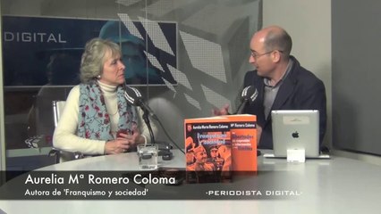Aurelia María Romero Coloma, autora de 'Franquismo y sociedad'. 21-2-2014