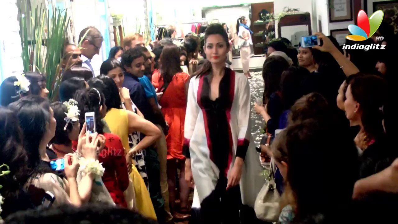 Actors Ramya Krishnan, Amy Jackson, Lissy Priyadharshan at Wild Garden Tea Party Fashion Show