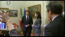 Roma - Boldrini riceve Renzi Presidente del Consiglio (21.02.14)