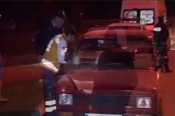 Alkollü sürücü, polise zor anlar yaşattı