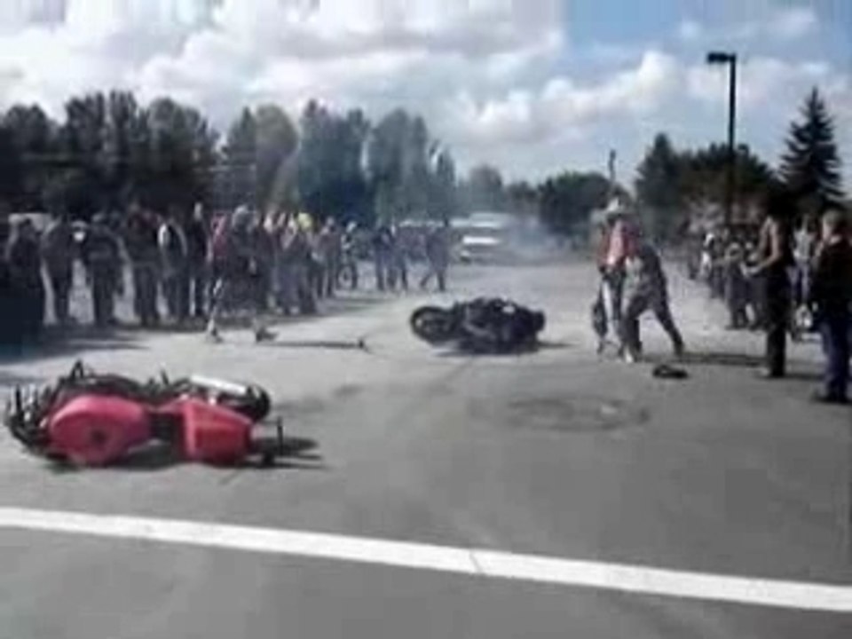 Crash moto