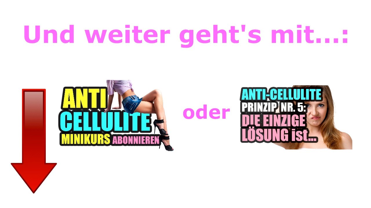 Cellulite bekämpfen?? im alter?