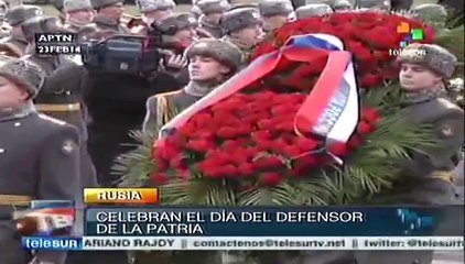 Celebra Rusia el Día del defensor de la patria