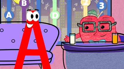 Del Red Tonight: The Letter A: Children's Cartoon