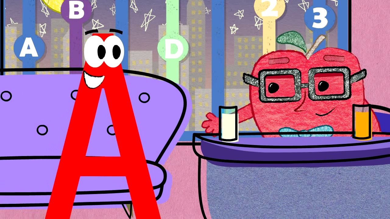 Del Red Tonight: The Letter A: Children's Cartoon