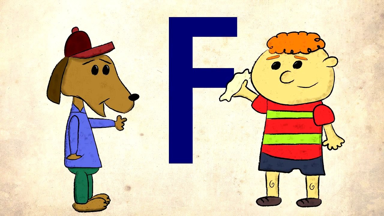 A Fine Line Between E and F: Children's Cartoon