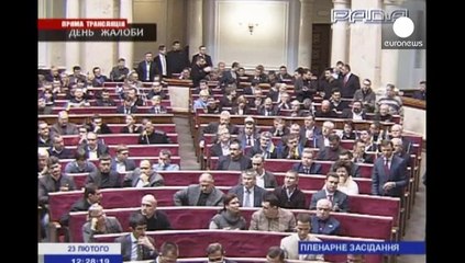 Ukrayna'da geçici başkan Torçinov oldu