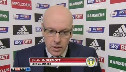 Brian McDermott Interview - Post Middlesbrough #LUFC
