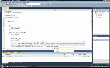 .NET Tutorials: Structs in C#