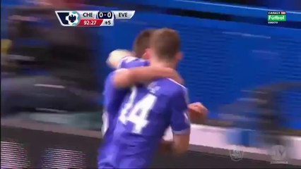 John Terry LAST MINUTE GOAL vs Everton _ 1-0 - 22.02.2014