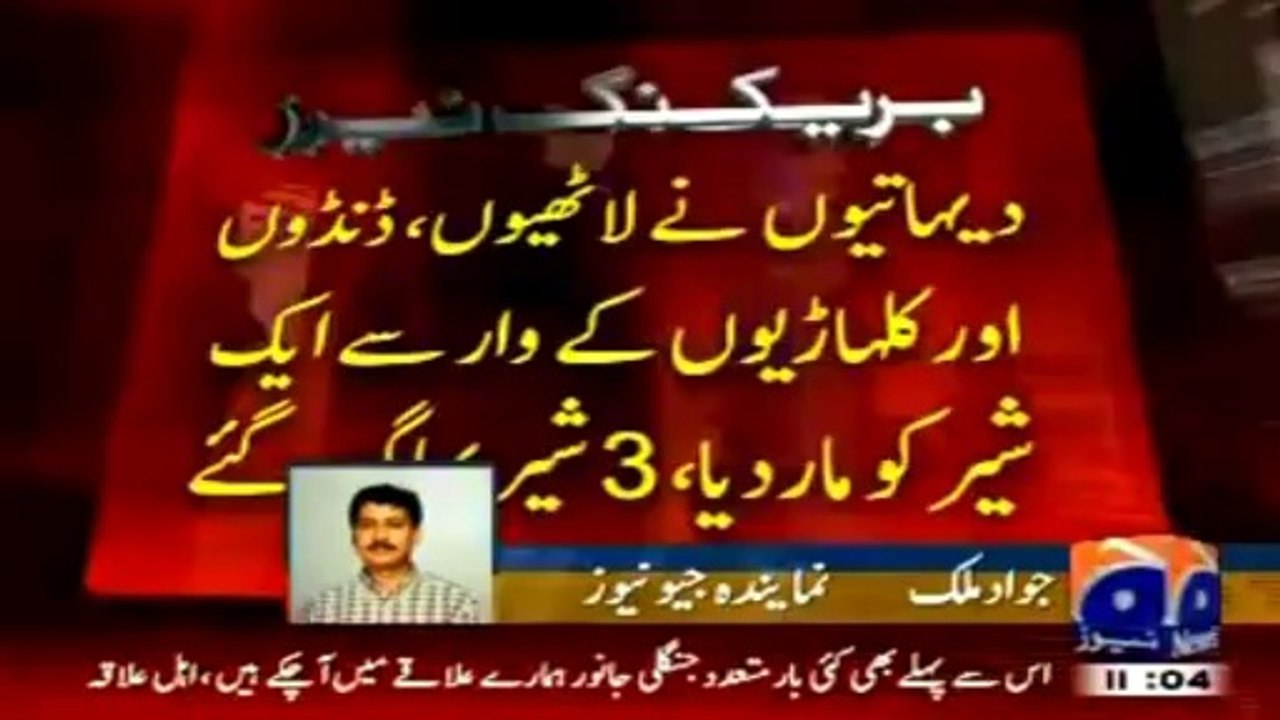 Lahore Main Sher Ghuss Aaya