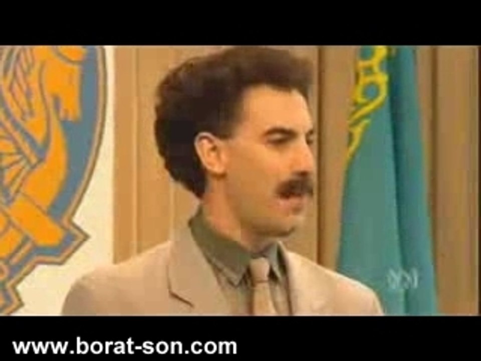 Borat on ABC News on Australian Televisi