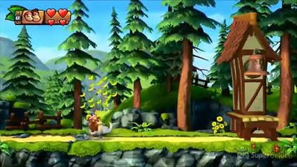 Soluce Donkey Kong Country Tropical Freeze : le niveau 2-2 à 100 % (lettres, pièces de puzzle, secrets)