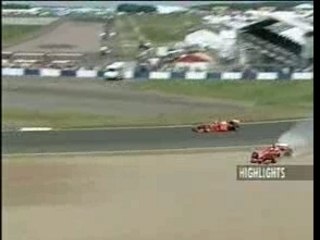 Accident de schumi silverstone 1999
