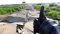 Flood Totally Destroys Russian Road
