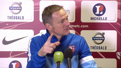 Conférence de presse FC Metz - Clermont Foot (1-0) : Albert CARTIER (FCM) - Régis BROUARD (CF63) - 2013/2014