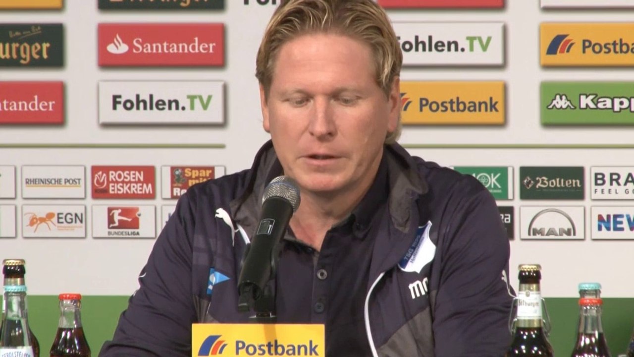 Gisdol nach Gladbach: 'Sehr zufrieden mit dem Punkt'