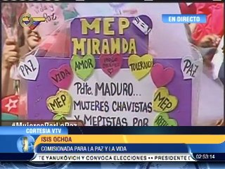Isis Ochoa: "Tienen que cultivar el amor y la conciencia"