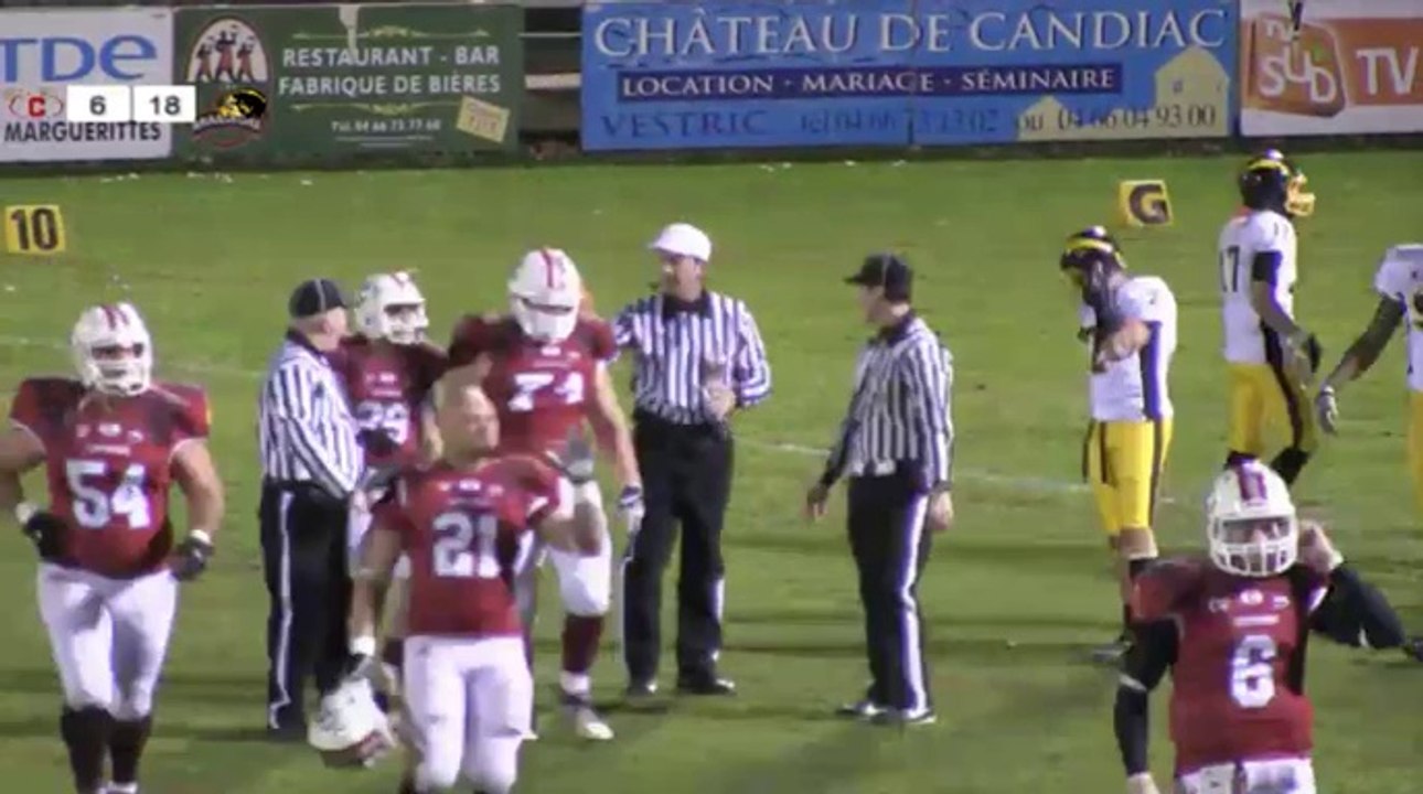 Fin 1ère mi-temps Centurions vs Flash