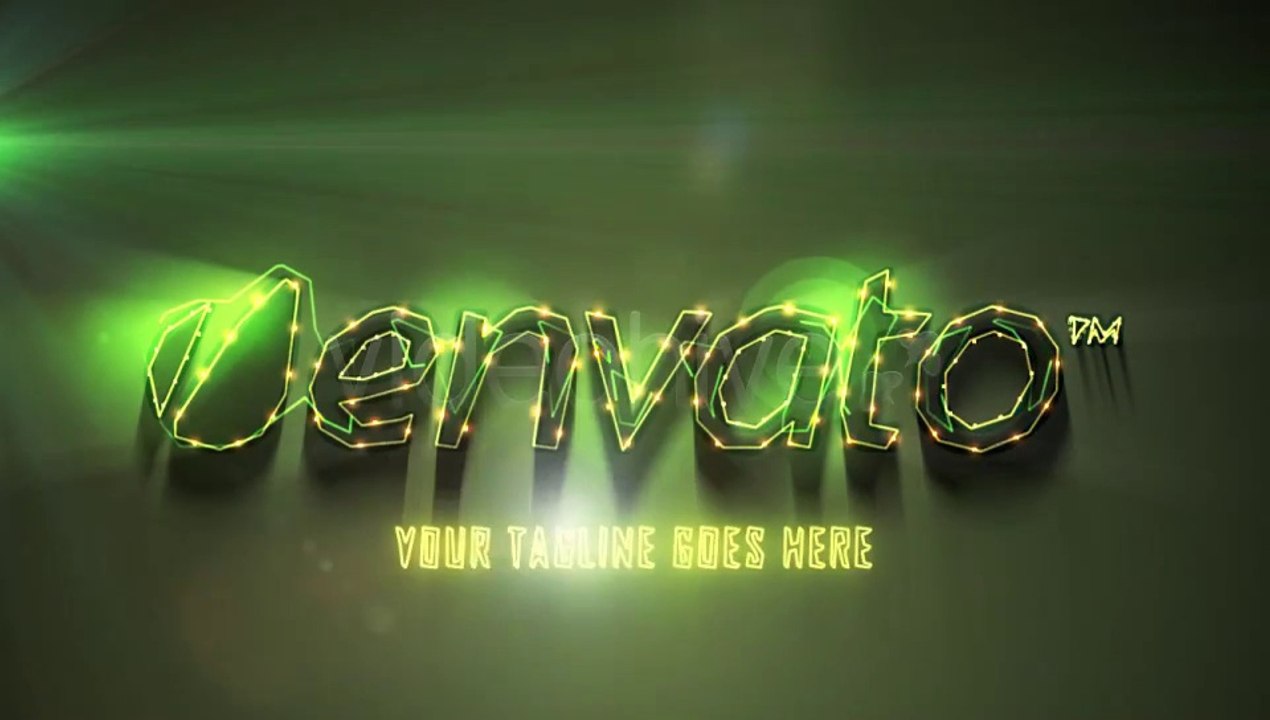 Glowing Lines Reveal - After Effects Template