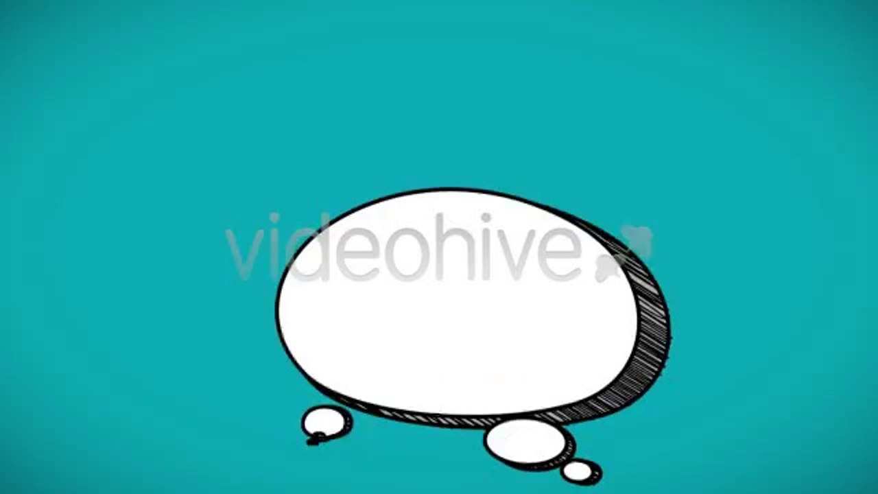 Cartoon Speech Bubbles - After Effects Template