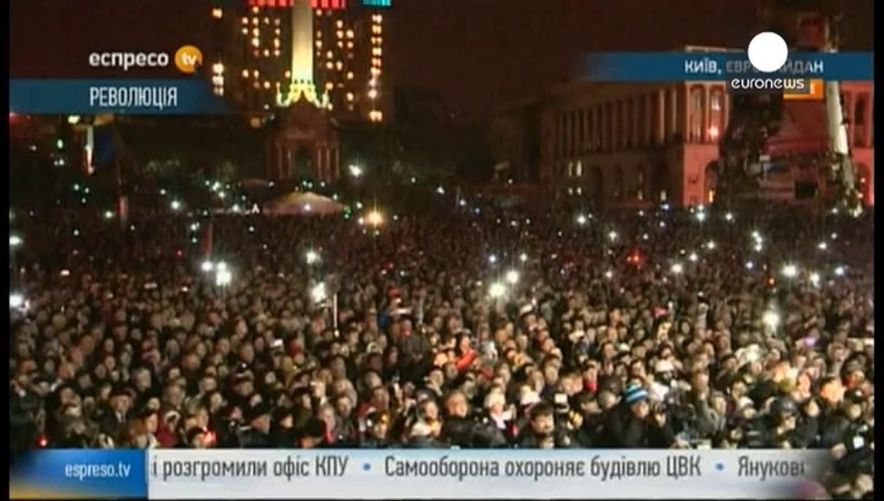 Thymoshenko a Maidan: "La lotta continua"